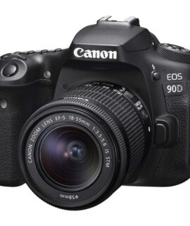 Canon EOS 90D DSRL Camera and EF-S 18-55mm IS STM Lens