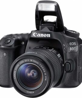 Canon EOS 80D DSLR with 18-55mm Lens